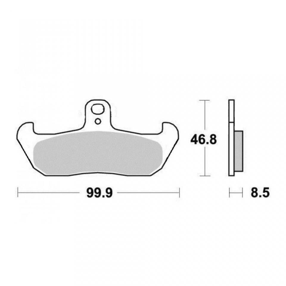 Plaquette de frein OEM pour moto Husaberg 501 Enduro 1989-1992 Neuf