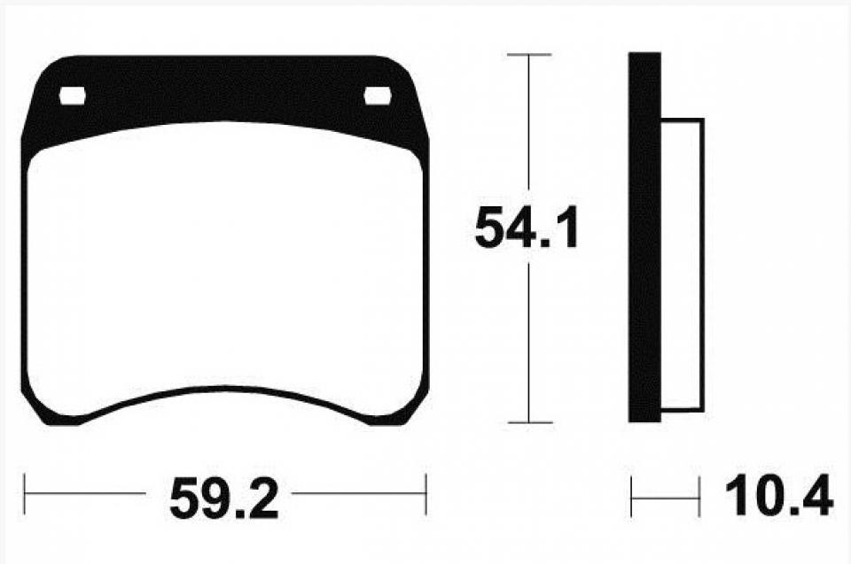 Plaquette de frein DP Brakes pour Moto Triumph 750 Bonneville 1976 à 1983 DP Brakes DP500 Neuf