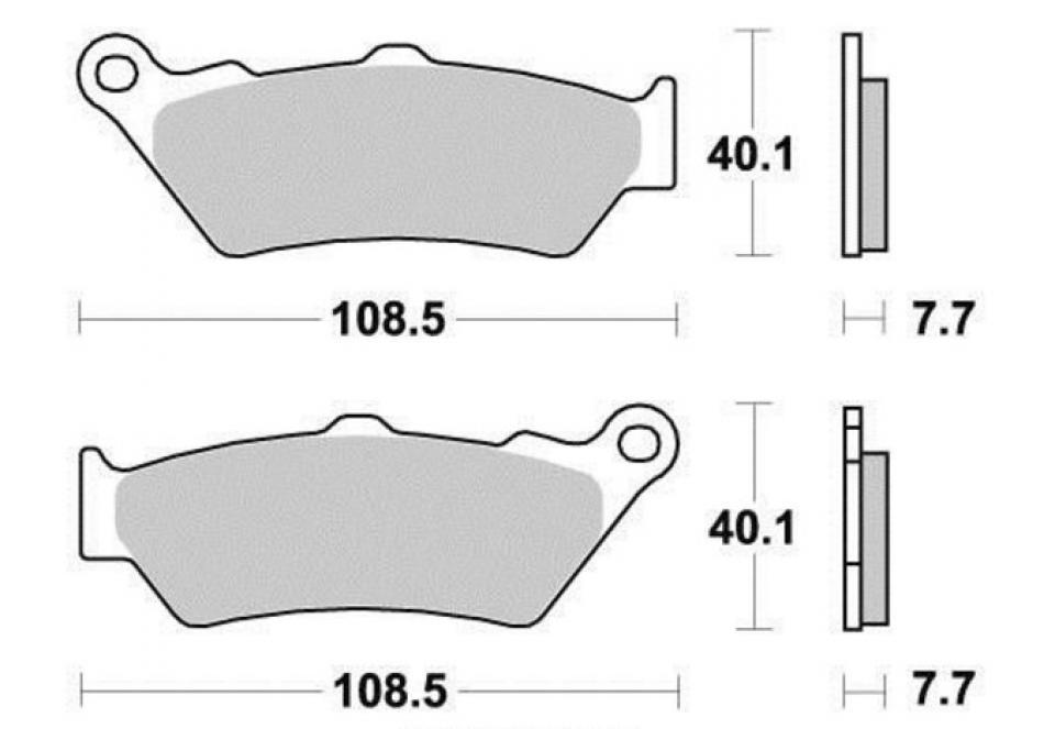 Plaquette de frein OEM pour Moto BMW 650 F Gs 2010 à 2012 Neuf