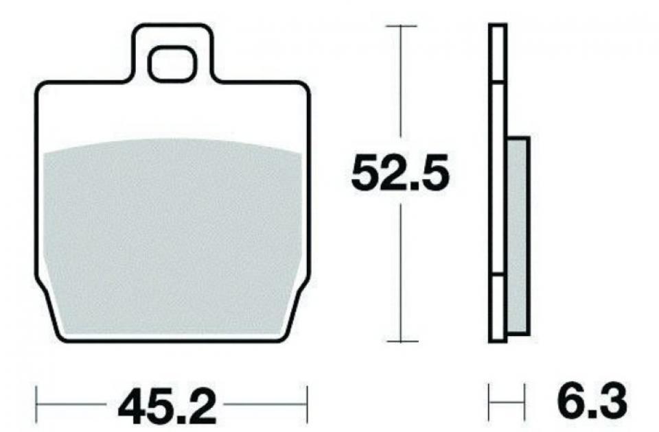 Plaquette de frein OEM pour Scooter MBK 50 Mach-G 2002 à 2015 13992O Neuf