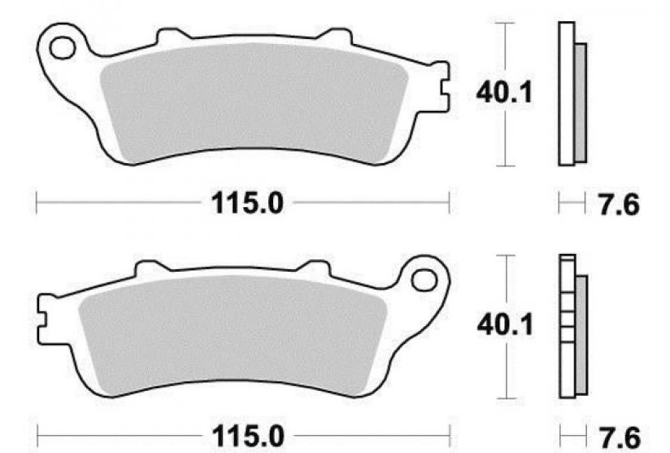 Plaquette de frein OEM pour Moto Honda 800 VFR F 1998 à 2001 Neuf