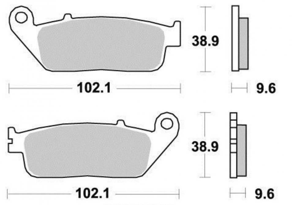 Plaquette de frein OEM pour Moto Triumph 865 Bonneville 2006 à 2015 Neuf