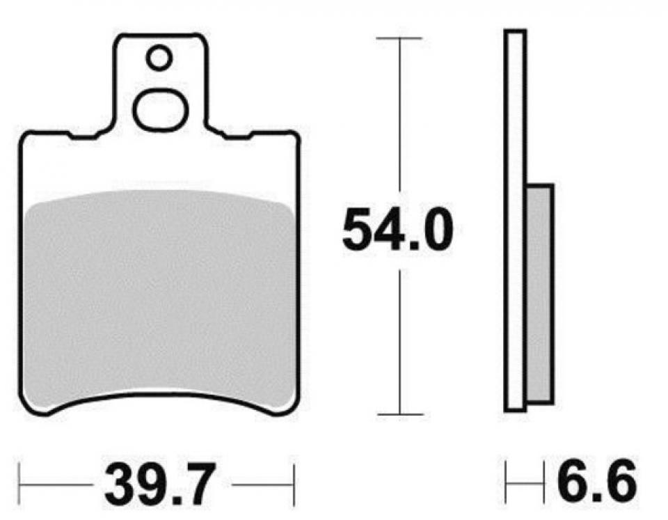 Plaquette de frein OEM pour Scooter MBK 50 Mach-G 2002 à 2015 Neuf