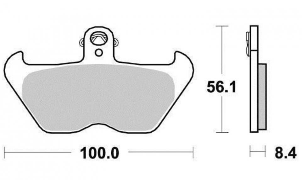 Plaquette de frein DP Brakes pour Moto BMW 850 R R 1996 à 2002 DP Brakes DP625 Neuf