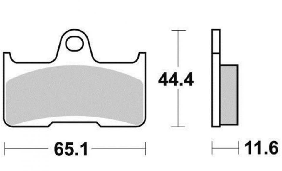 Plaquette de frein DP Brakes pour Quad Yamaha 660 YFM Grizzly 2002 à 2007 DP Brakes DP930 Neuf