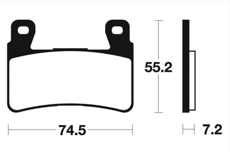 Plaquette de frein OEM pour Moto Honda 600 CBR 1999 à 2004 13127O Neuf