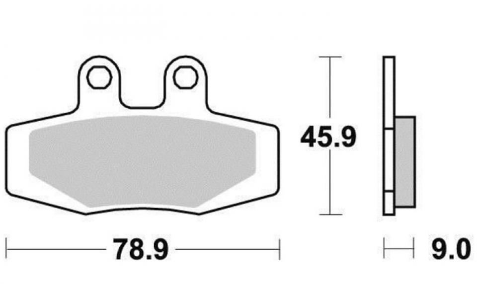 Plaquette de frein DP Brakes pour Moto KTM 300 GS 1990 à 1991 DP Brakes DP606 Neuf