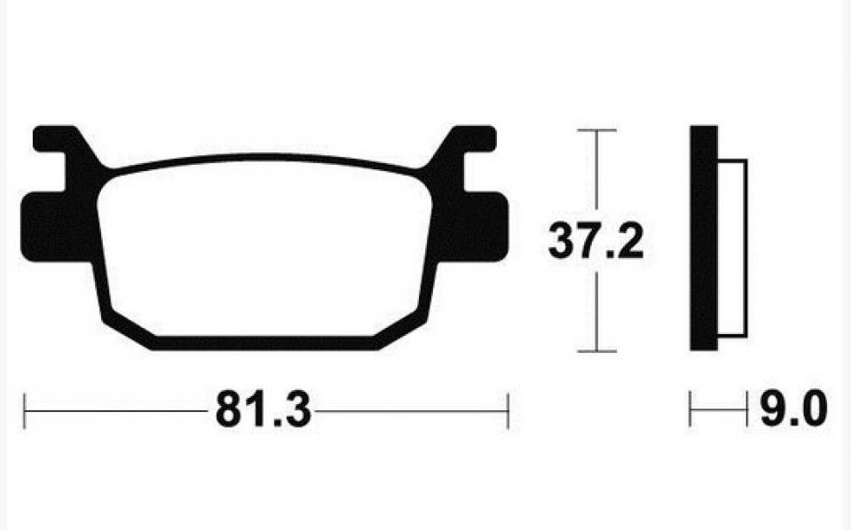 Plaquette de frein Tecnium pour scooter Honda 125 SH 2009-2014 ME332 / arrière Neuf