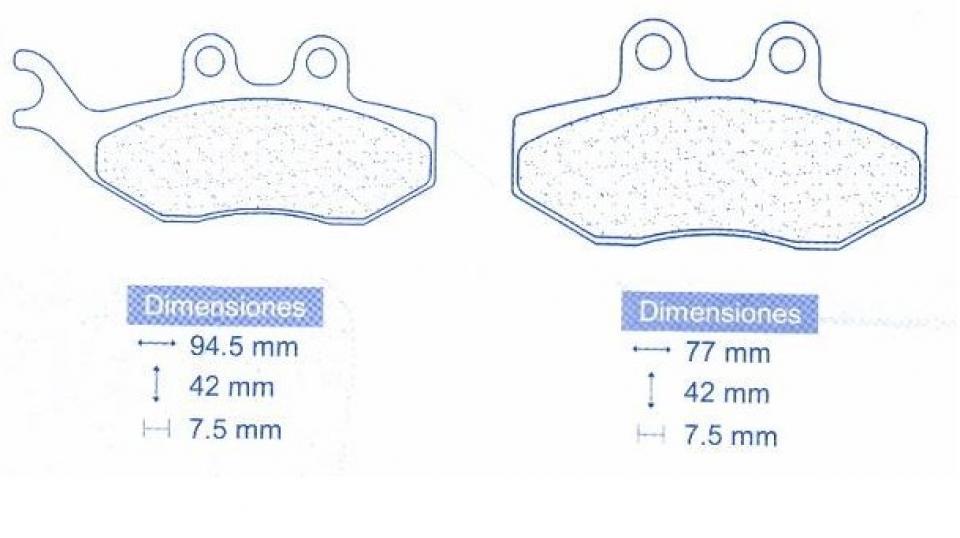 Plaquette de frein Carbone Lorraine pour scooter Gilera 50 DNA 2000 CL3031 Neuf