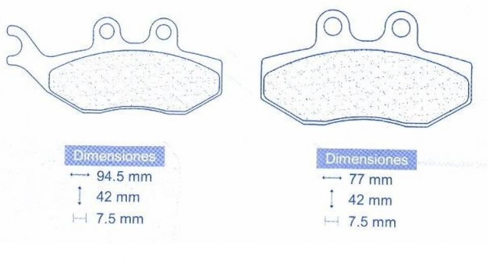 Plaquette de frein Carbone Lorraine pour moto MBK 50 Xpower 2004 CL3031 Neuf