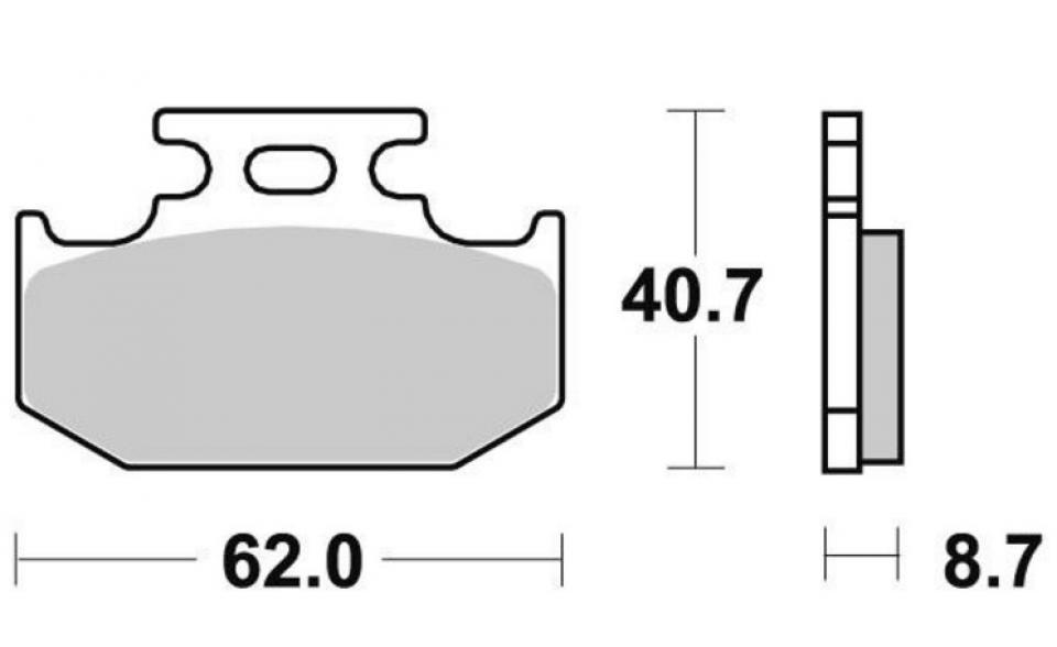 Plaquette de frein Factor Brakes pour moto Kawasaki 650 KLX R 1993-1995 Neuf