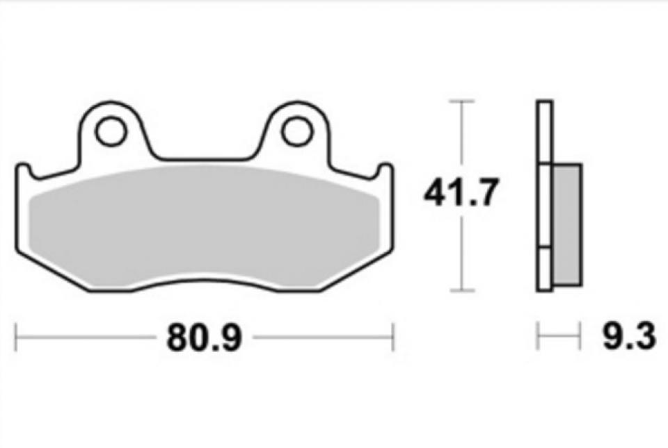 Plaquette de frein Factor Brakes pour Quad Yamaha 450 YFZ 2006 à 2013 FA323TT Neuf