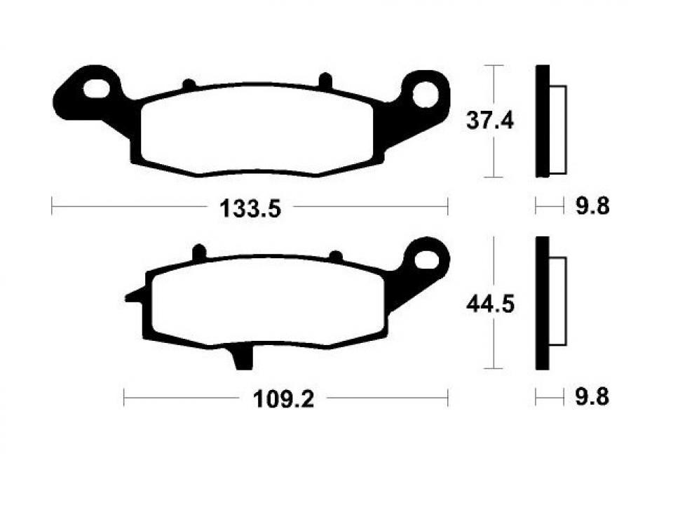 Plaquette de frein Bendix pour moto Suzuki 1800 M intruder 1998-2005 MA420 / arrière Neuf