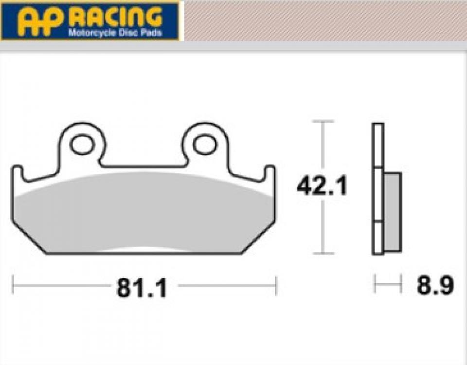 Plaquette de frein avant AP Racing pour moto Honda CBR 600 F 1991-1994 LMP193SF Neuf