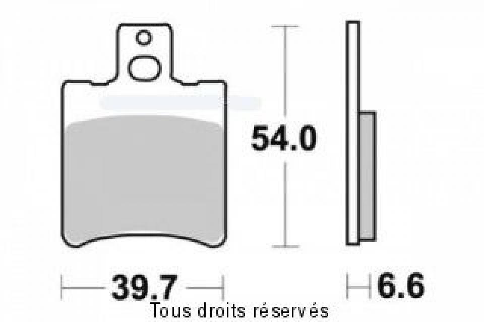 Plaquette de frein Sifam pour Scooter Yamaha 50 Cw Rsp Bw-S Spy 1997 à 2011 AV Neuf