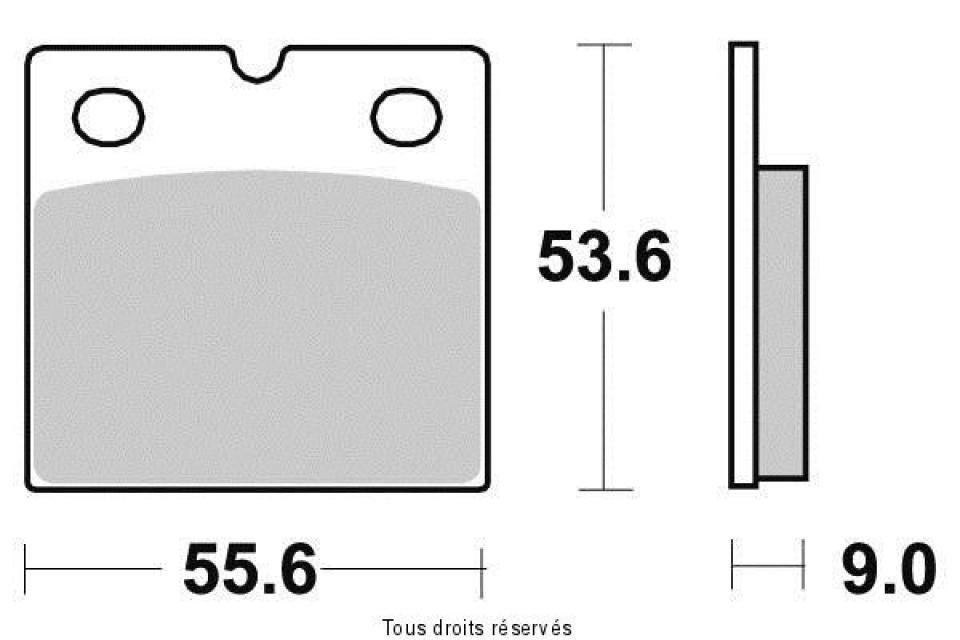 Plaquette de frein Sifam pour Moto Ducati 851 Kit 1988 à 1991 AR Neuf