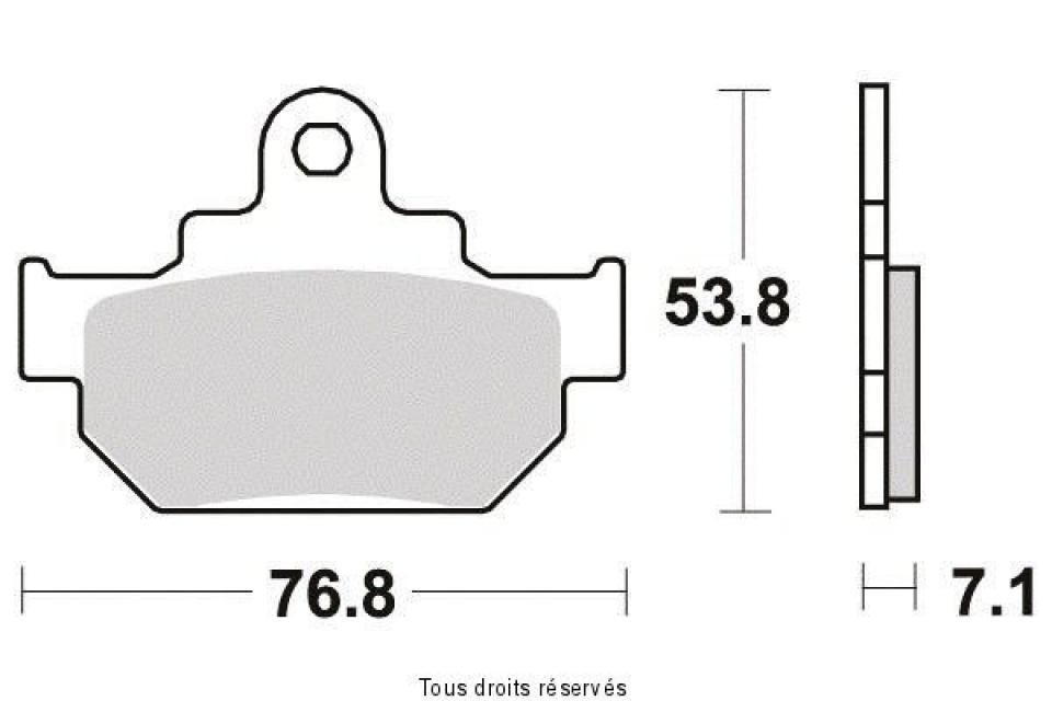 Plaquette de frein Perftec pour Moto Suzuki 650 LS Savage 1986 à 2000 AV Neuf