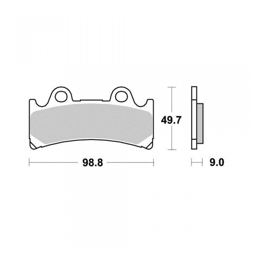 Plaquette frein Perftec pour moto Triumph 900 Daytona 1994 à 1997 AVG / AVD Neuf