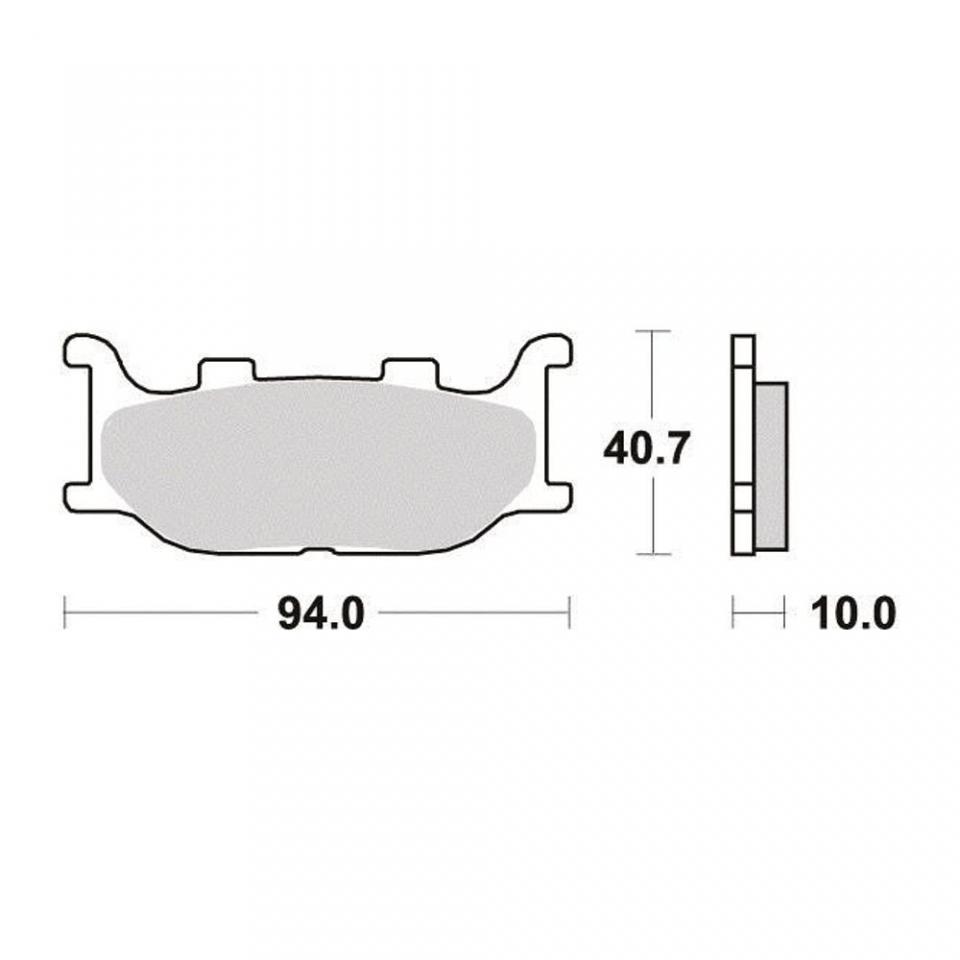 Plaquette de frein Sifam pour Moto Yamaha 600 Xj N Diversion 1998 à 2002 AVG / AVD Neuf