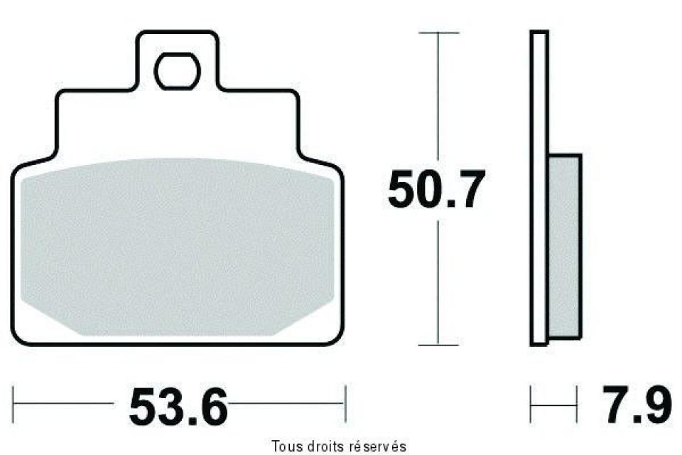 Plaquette de frein Sifam pour Scooter Aprilia 125 Habana Custom 1999 à 2011 AV Neuf
