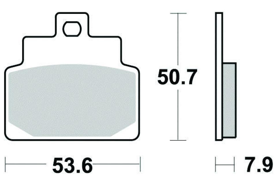 Plaquette de frein Sifam pour Scooter Aprilia 125 Habana Custom 1999 à 2011 AV Neuf