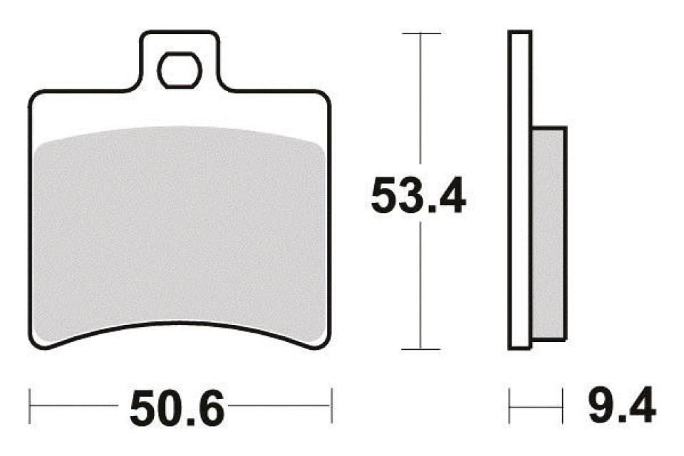 Plaquette de frein Sifam pour scooter Aprilia 125 Scarabeo Light Ie 2009-2016 AR Neuf