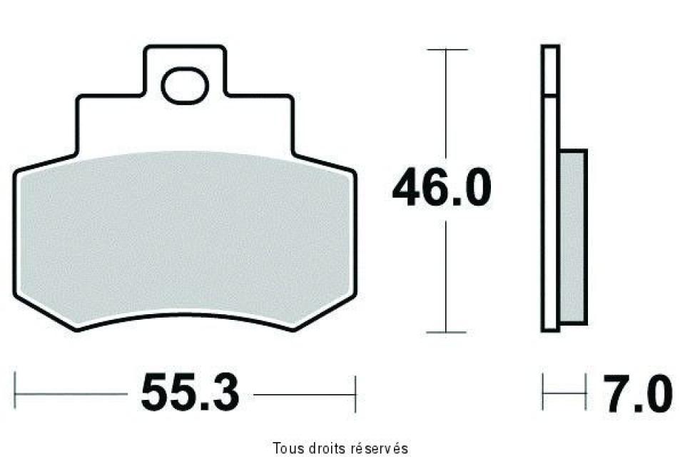 Plaquette de frein Sifam pour Scooter Kymco 250 Grand dink 2001 à 2006 AR Neuf