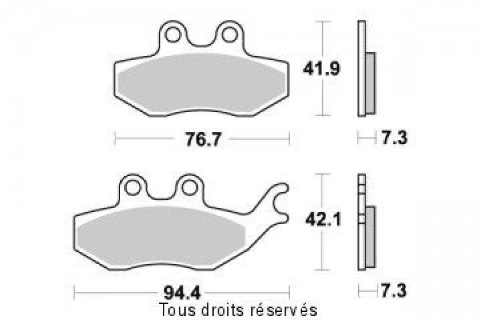 Plaquette de frein Sifam pour moto Rieju 50 RS3 2011-2012 AV Neuf