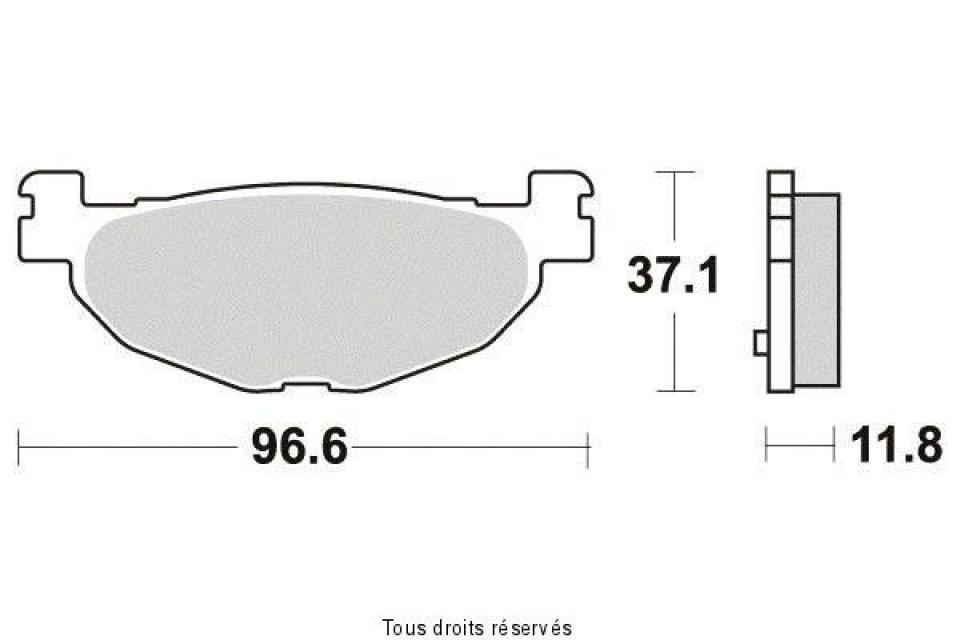 Plaquette de frein Sifam pour Scooter Yamaha 530 Xp T-Max Abs 2012 à 2019 AV Neuf