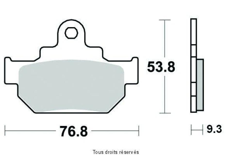 Plaquette de frein Perftec pour Moto Suzuki 600 DR R 1989 à 1991 AV Neuf