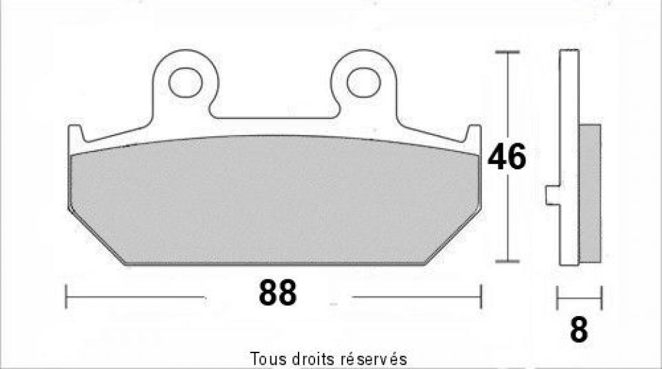 Plaquette de frein Sifam pour Scooter Suzuki 400 An Burgman 2007 à 2020 AR Neuf