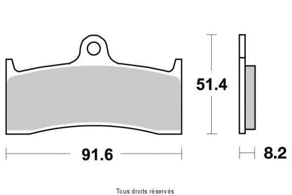 Plaquette de frein Sifam pour Moto MV Agusta 750 F4 1999 à 2005 AVG / AVD Neuf