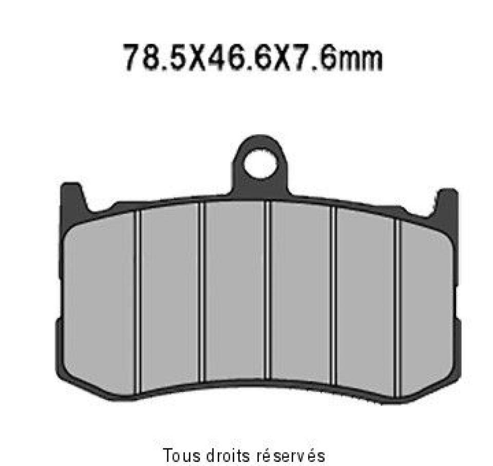 Plaquette de frein Sifam pour Moto Triumph 675 Daytona 2008 AVG / AVD Neuf
