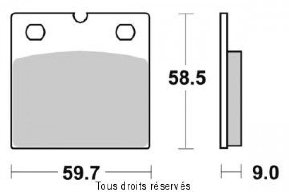 Plaquette de frein Sifam pour Moto BMW 1000 R 100 Gs 1987 à 1994 AV Neuf