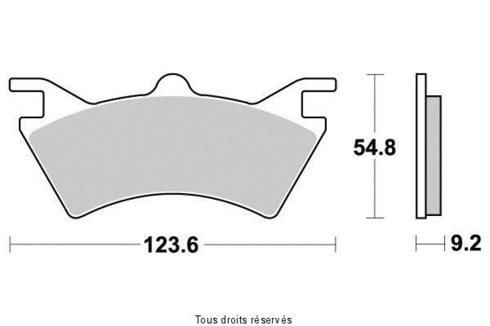 Plaquette de frein Sifam pour Quad Polaris 500 Sportsman Big Boss 6X6 2000 à 2005 AR Neuf