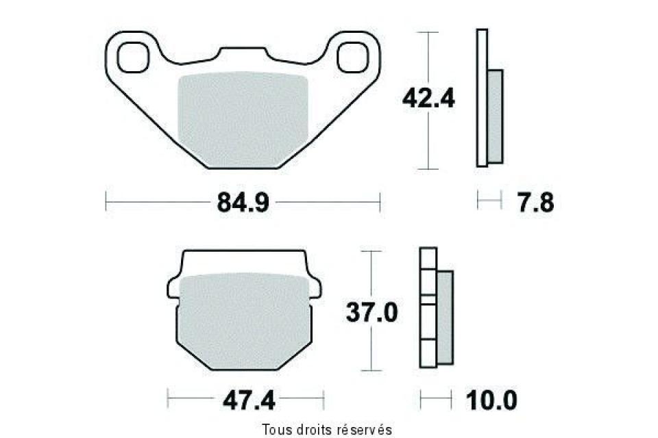 Plaquette de frein Sifam pour Moto Suzuki 85 RM petites roues 2002 à 2015 AR Neuf