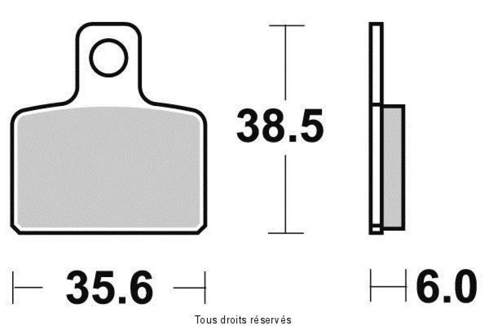 Plaquette de frein Sifam pour Moto Gas gas 250 TXT PRO 2004 à 2012 AR Neuf