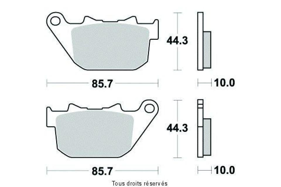 Plaquette de frein Sifam pour Moto Harley Davidson 1200 Xl C Sportster Custom 2004 à 2013 AR Neuf