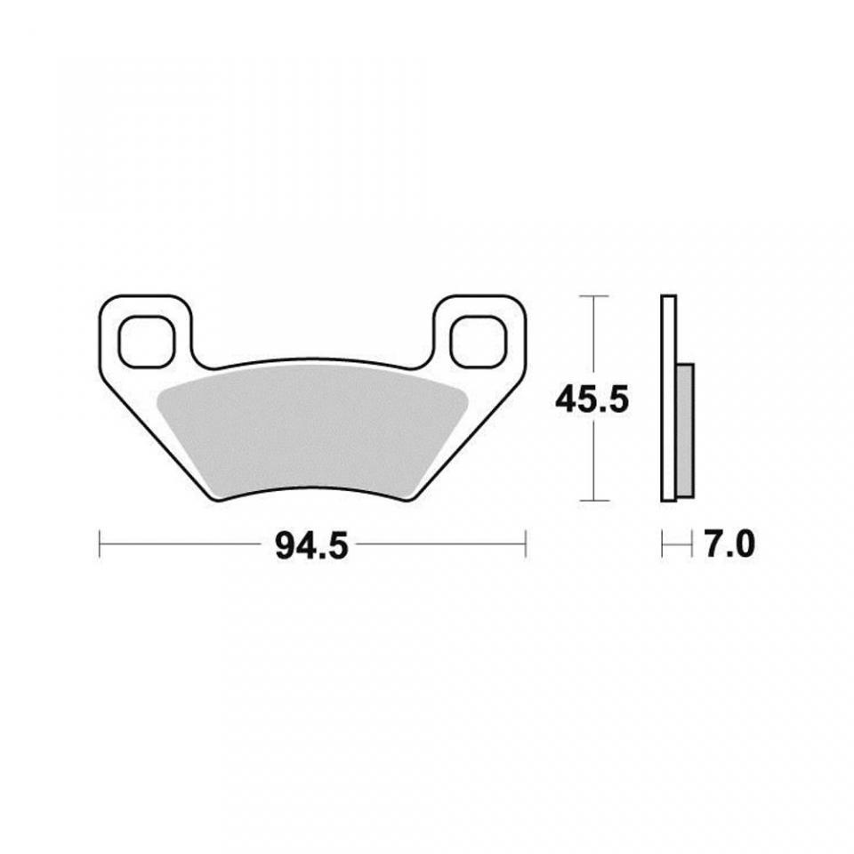 Plaquette de frein Sifam pour Quad Arctic cat 250 2X4 2005 à 2010 AVG / AVD / AR Neuf