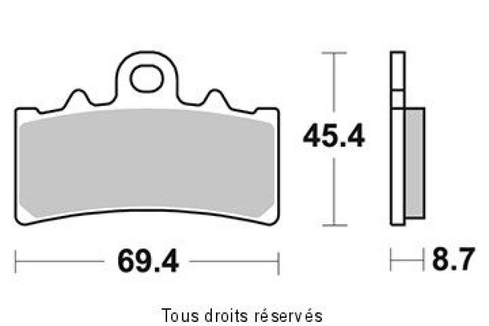 Plaquette de frein Sifam pour Moto KTM 125 Duke 4T Abs 2013 à 2020 AV Neuf