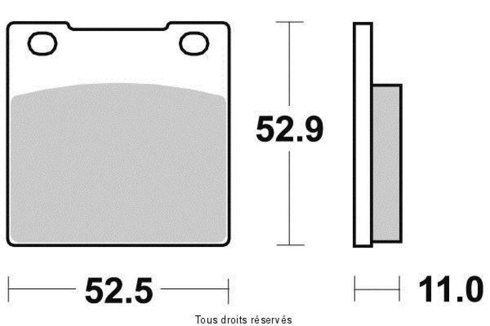 Plaquette de frein Vesrah pour Moto Honda 250 Cb Rs Cd 6Vis 1982 à 1983 AV Neuf