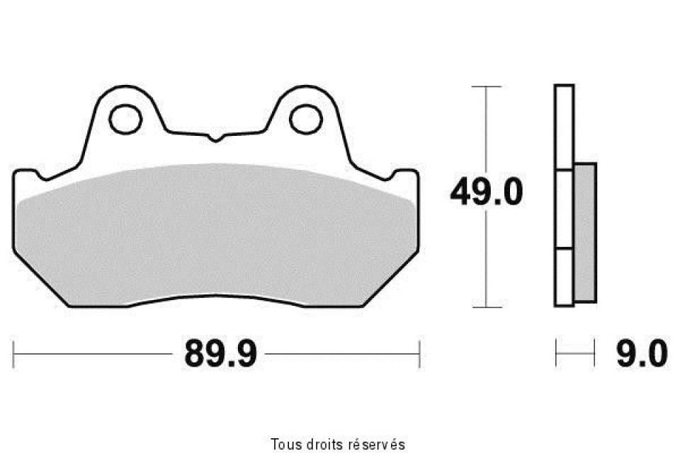 photo piece : Plaquette de frein->Honda VF F