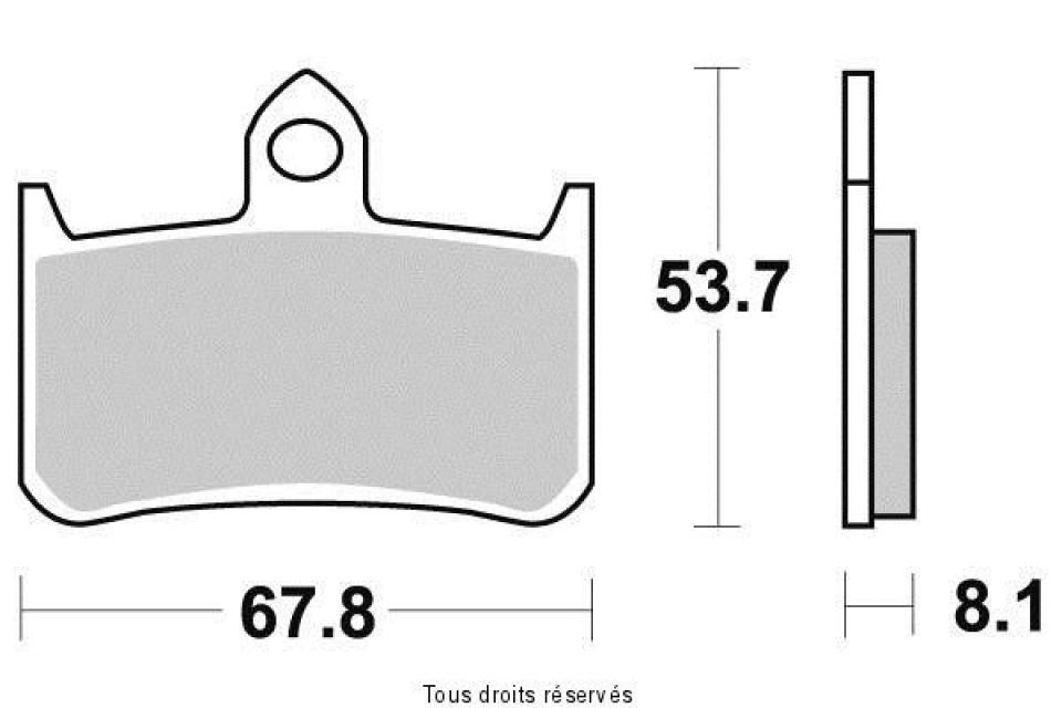 Plaquette de frein Vesrah pour Moto Honda 400 Vfr R 1990 à 1994 AVG / AVD Neuf