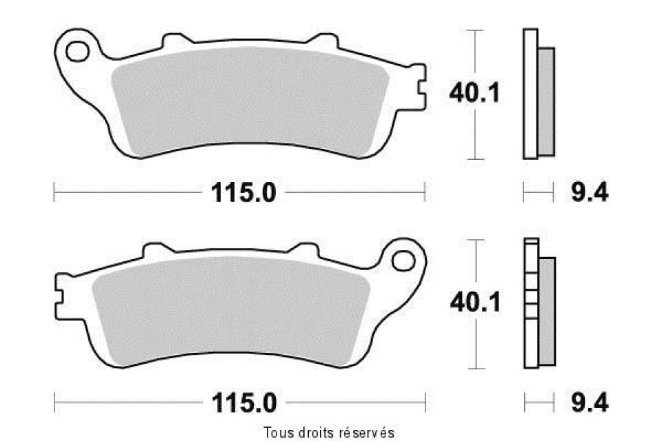 photo piece : Plaquette de frein->Peugeot SV