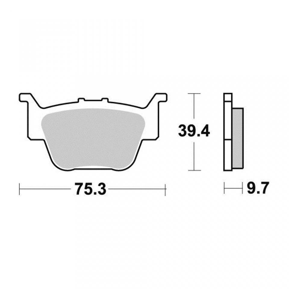 Plaquette de frein Vesrah pour Quad Honda 450 TRX R 2004 à 2005 AR Neuf