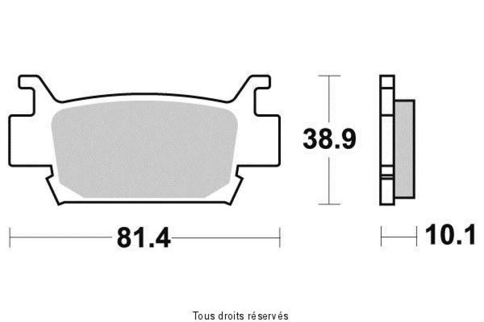 Plaquette de frein pour Honda TRX FA