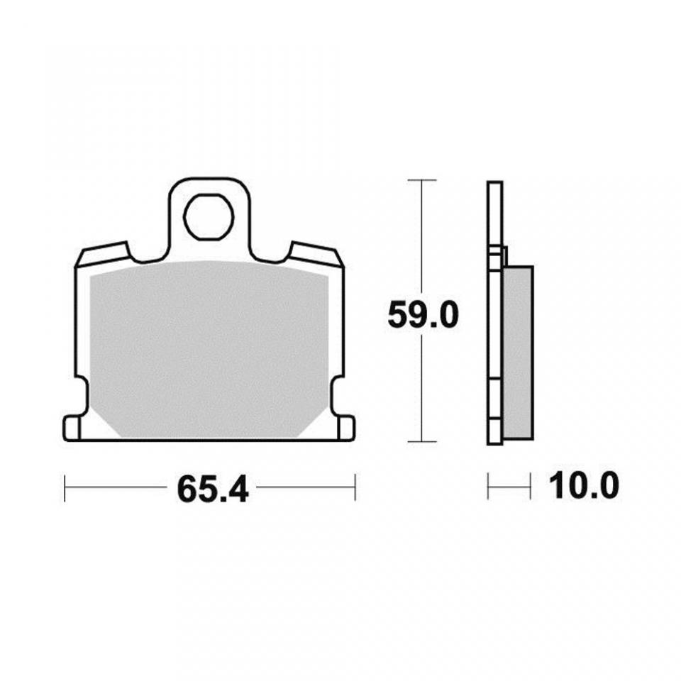 Plaquette de frein Vesrah pour moto Yamaha 350 Rd Lc 1981 à 1982 AVG AVD Neuf