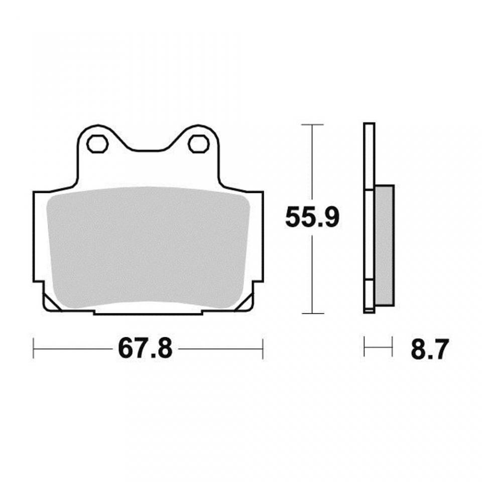 Plaquette de frein Vesrah pour Moto Yamaha 600 FZS Fazer 1998 à 2003 AR Neuf
