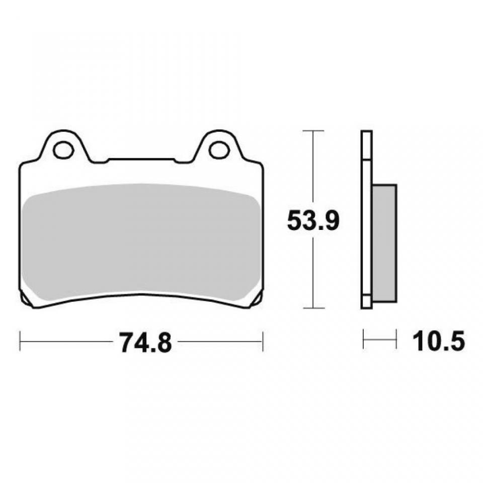 Plaquette frein Vesrah pour moto Yamaha 750 FZ Genesis 1991 à 1993 AVG AVD Neuf