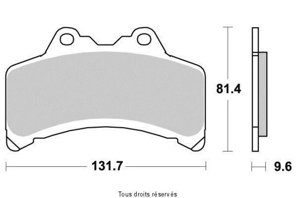 Plaquette de frein pour  
